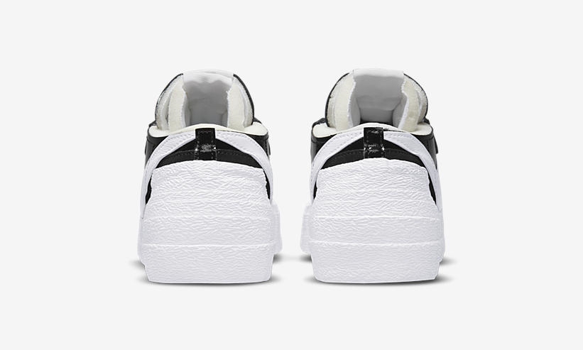 【国内 3/31 発売】sacai x NIKE BLAZER LOW PATENT “Black/White” (サカイ ナイキ ブレーザー ロー パテント) [DM6443-001/DM6443-100]