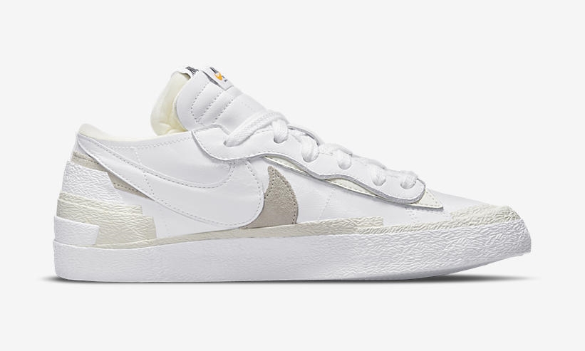 【国内 3/31 発売】sacai x NIKE BLAZER LOW PATENT “Black/White” (サカイ ナイキ ブレーザー ロー パテント) [DM6443-001/DM6443-100]