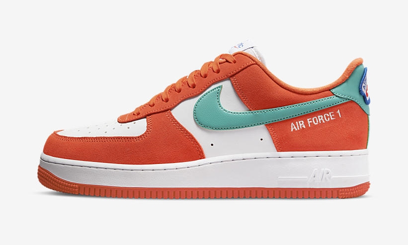 2021年 発売予定！ナイキ エア フォース1 07 ロー “アスレチッククラブ/オレンジ/ティール” (NIKE AIR FORCE 1 07 LOW “Athletic Club/Orange/Teal”) [DH7568-800]