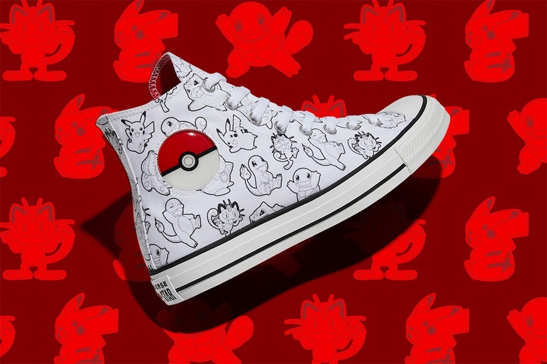 ポケモン × コンバース チャックテイラー コレクションが海外 12/10 発売 (Pokémon CONVERSE Chuck Taylor Collection)