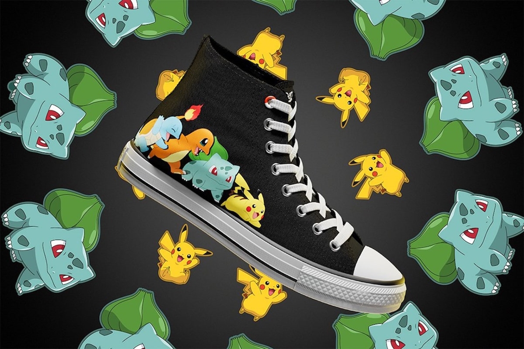 ポケモン × コンバース チャックテイラー コレクションが海外 12/10 発売 (Pokémon CONVERSE Chuck Taylor Collection)