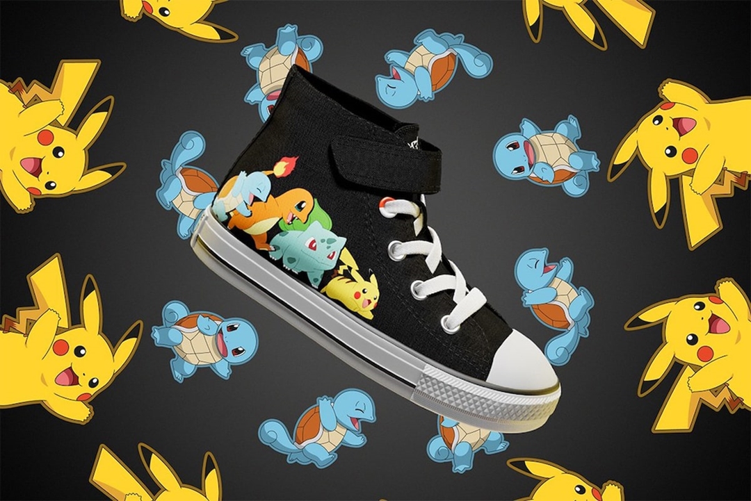 ポケモン × コンバース チャックテイラー コレクションが海外 12/10 発売 (Pokémon CONVERSE Chuck Taylor Collection)