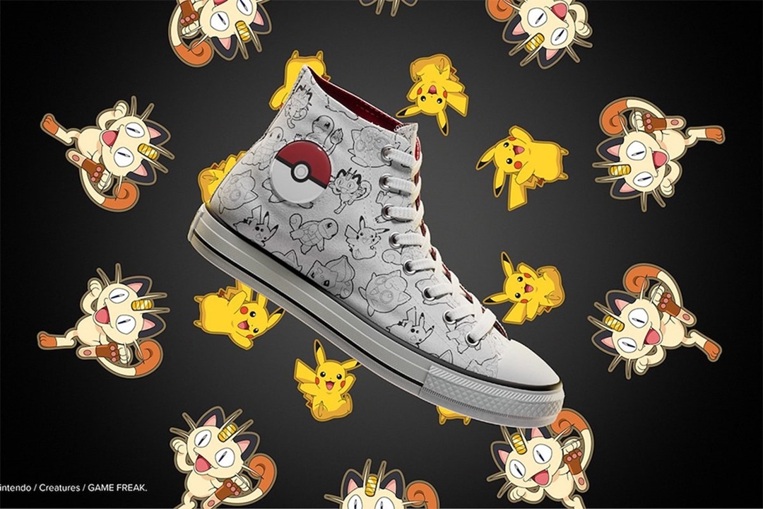 ポケモン × コンバース チャックテイラー コレクションが海外 12/10 発売 (Pokémon CONVERSE Chuck Taylor Collection)