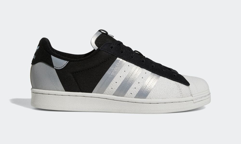 リフレクターを施した アディダス オリジナルス スーパースター “ブラック/ホワイト” (adidas Originals SUPERSTAR “Black/White”) [GY0987/GY0988]