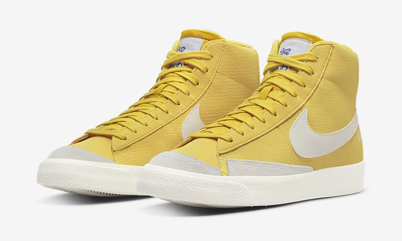 【ページにて】 ナイキ NIKE ブレイザー ミッド 黄色 イエロー レディース スニーカー 【 YELLOW BLAZER MID 77