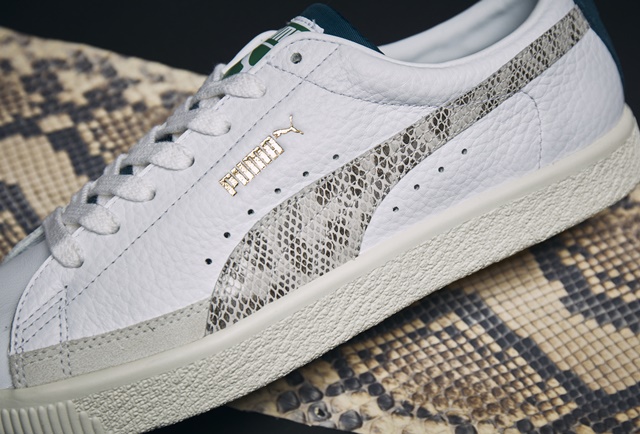 【12/5 発売】BILLY’S 限定！PUMA BASKET VTG SNAKE “White/Black” (プーマ バスケット ビンテージ スネーク) [381657-01/381657-02]