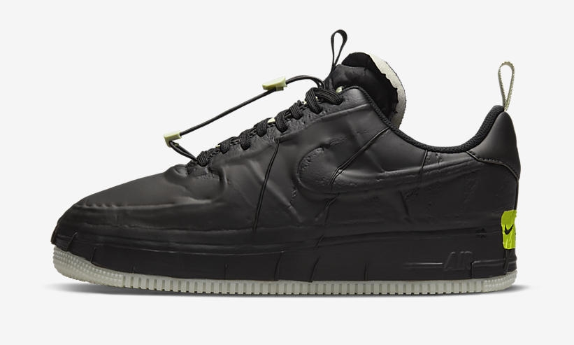 2021年 発売予定！ナイキ エア フォース 1 ロー エクスペリメンタル “ブラック/グロー” (NIKE AIR FORCE 1 LOW EXPERIMENTAL “Black/Glow”) [DJ9780-001]