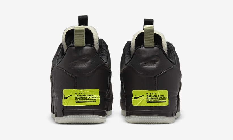 2021年 発売予定！ナイキ エア フォース 1 ロー エクスペリメンタル “ブラック/グロー” (NIKE AIR FORCE 1 LOW EXPERIMENTAL “Black/Glow”) [DJ9780-001]