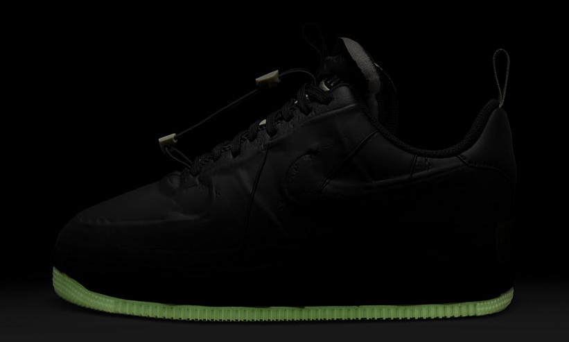 2021年 発売予定！ナイキ エア フォース 1 ロー エクスペリメンタル “ブラック/グロー” (NIKE AIR FORCE 1 LOW EXPERIMENTAL “Black/Glow”) [DJ9780-001]