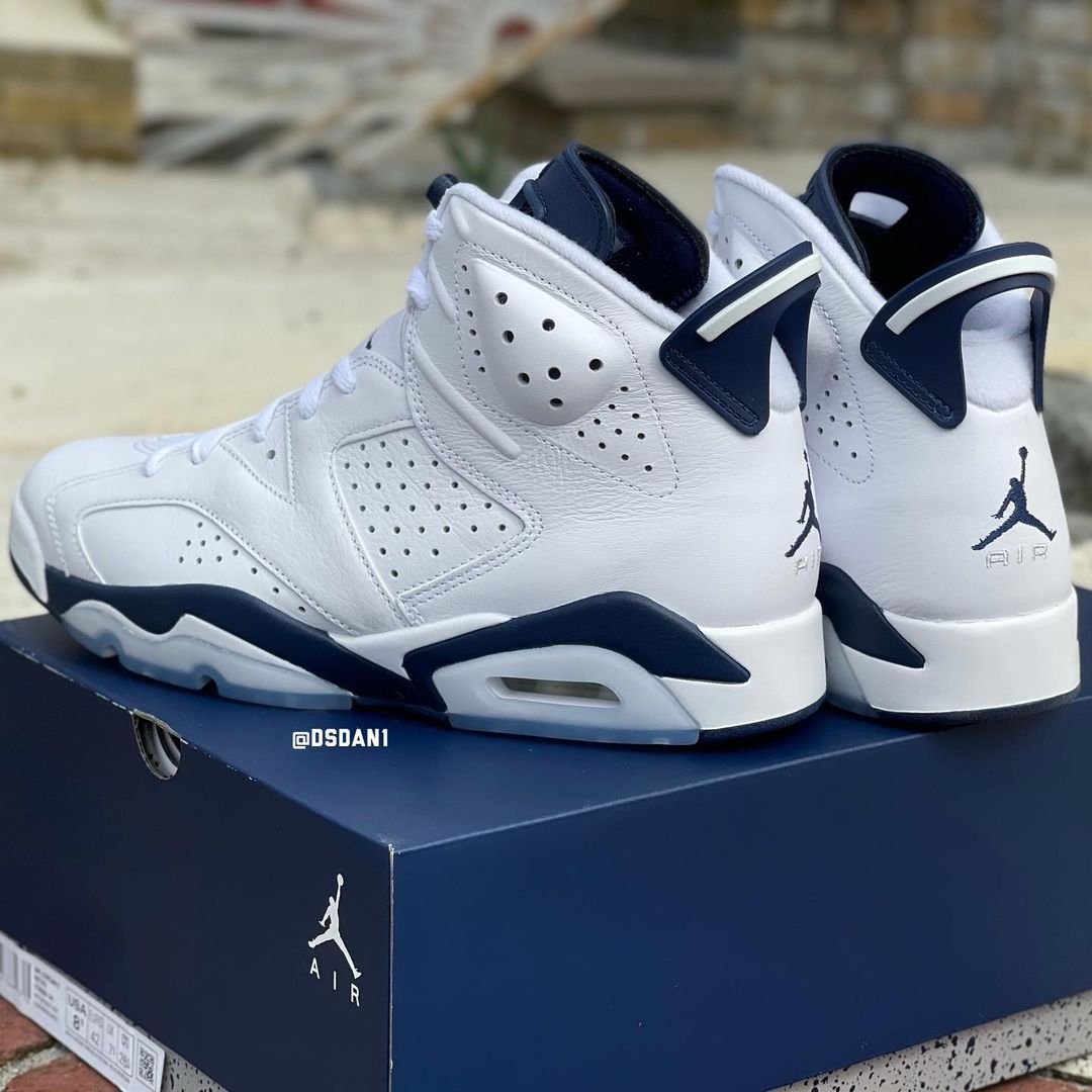 【国内 5/7 発売】ナイキ エア ジョーダン 6 レトロ “ホワイト/ミッドナイトネイビー” (NIKE AIR JORDAN 6 RETRO “Midnight Navy”) [CT8529-141]