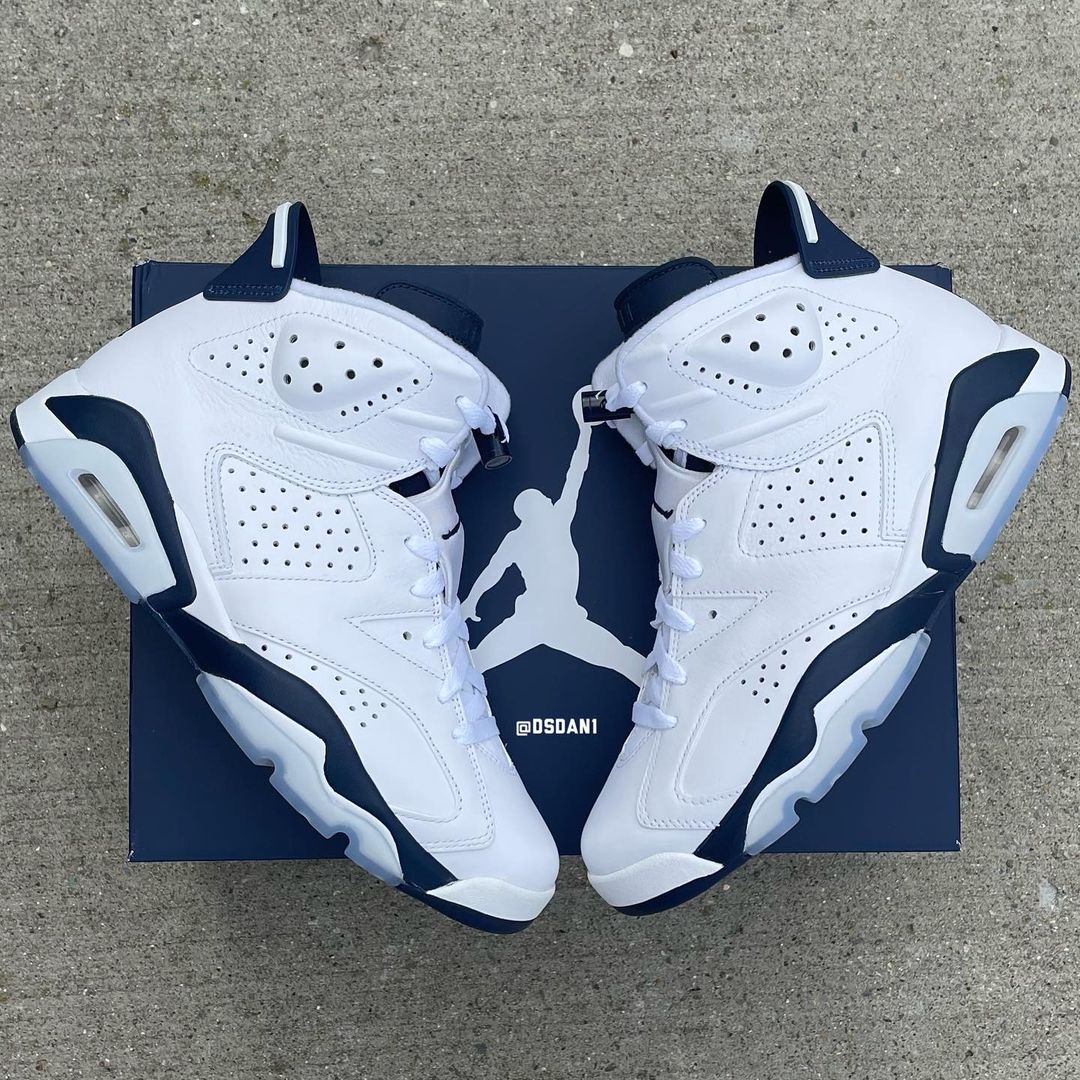 【国内 5/7 発売】ナイキ エア ジョーダン 6 レトロ “ホワイト/ミッドナイトネイビー” (NIKE AIR JORDAN 6 RETRO “Midnight Navy”) [CT8529-141]