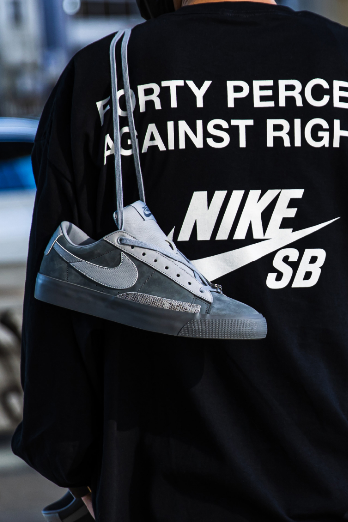 【国内 12/17、12/18、12/20 発売】FORTY PERCENT AGAINST RIGHTS x NIKE SB BLAZER LOW (フォーティーパーセントアゲインストライツ ナイキ SB ブレーザー ロー) [DN3754-001/DN3754-200]