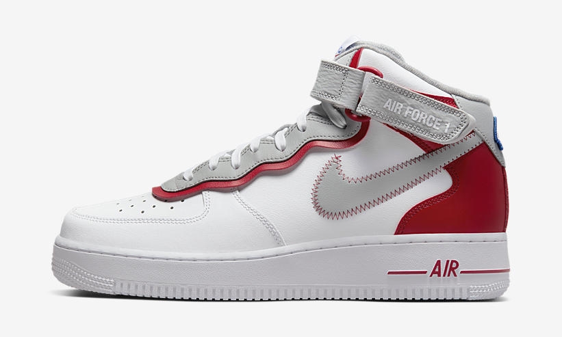 2021年 発売予定！ナイキ エア フォース 1 ミッド “アスレチッククラブ/ホワイト/レッド” (NIKE AIR FORCE 1 MID “Athletic Club/White/Red”) [DH7451-100]