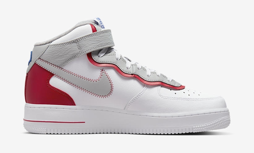 2021年 発売予定！ナイキ エア フォース 1 ミッド “アスレチッククラブ/ホワイト/レッド” (NIKE AIR FORCE 1 MID “Athletic Club/White/Red”) [DH7451-100]