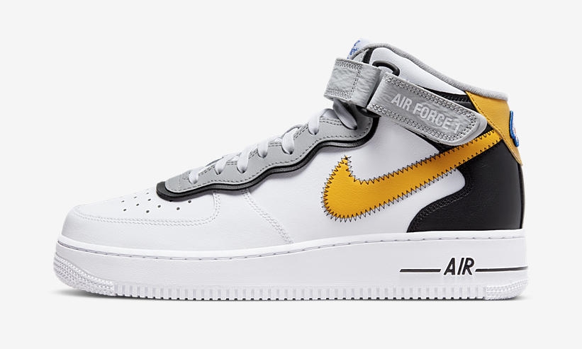 2021年 発売予定！ナイキ エア フォース 1 ミッド “アスレチッククラブ/ホワイト/イエロー” (NIKE AIR FORCE 1 MID “Athletic Club/White/Yellow”) [DH7451-101]