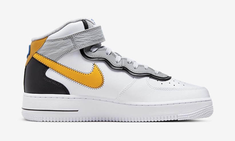 2021年 発売予定！ナイキ エア フォース 1 ミッド “アスレチッククラブ/ホワイト/イエロー” (NIKE AIR FORCE 1 MID “Athletic Club/White/Yellow”) [DH7451-101]