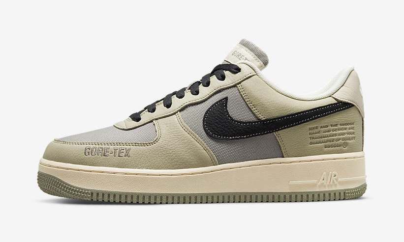 海外 12/2 発売予定！ナイキ エア フォース 1 LOW “ゴアテックス” オリーブ/グレー/ブラック (NIKE AIR FORCE 1 LOW “Gore-Tex” Olive/Grey/Black) [DO2760-206]