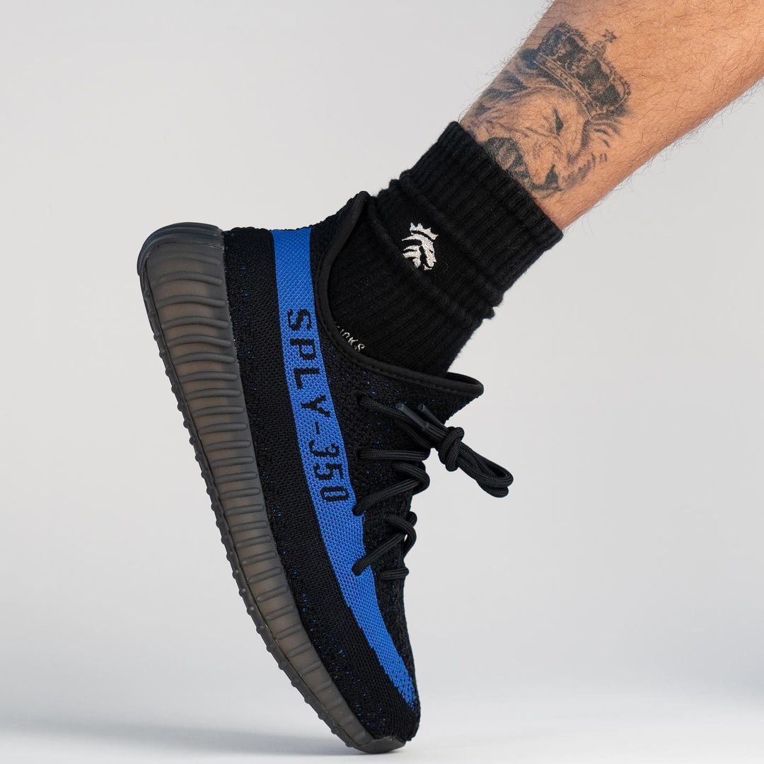 2022年 発売予定！アディダス オリジナルス イージー ブースト 350 V2 “ブラック/ブルー” (adidas Originals YEEZY BOOST 350 V2 “Core Black/Dazzling Blue”) [GY7164]