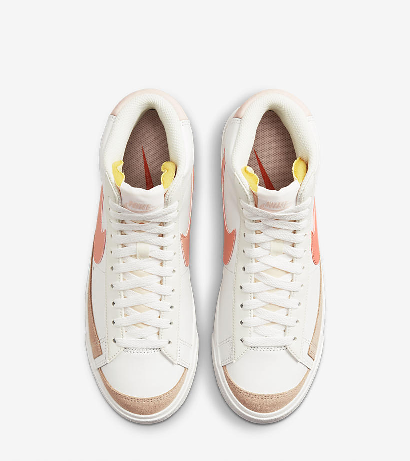 2021年 発売予定！ナイキ ブレーザー ミッド 77 LEA “サミットホワイト/フォッシルストーン” (NIKE BLAZER MID 77 LEA “Summit White/Fossil Stone”) [DR7876-100]