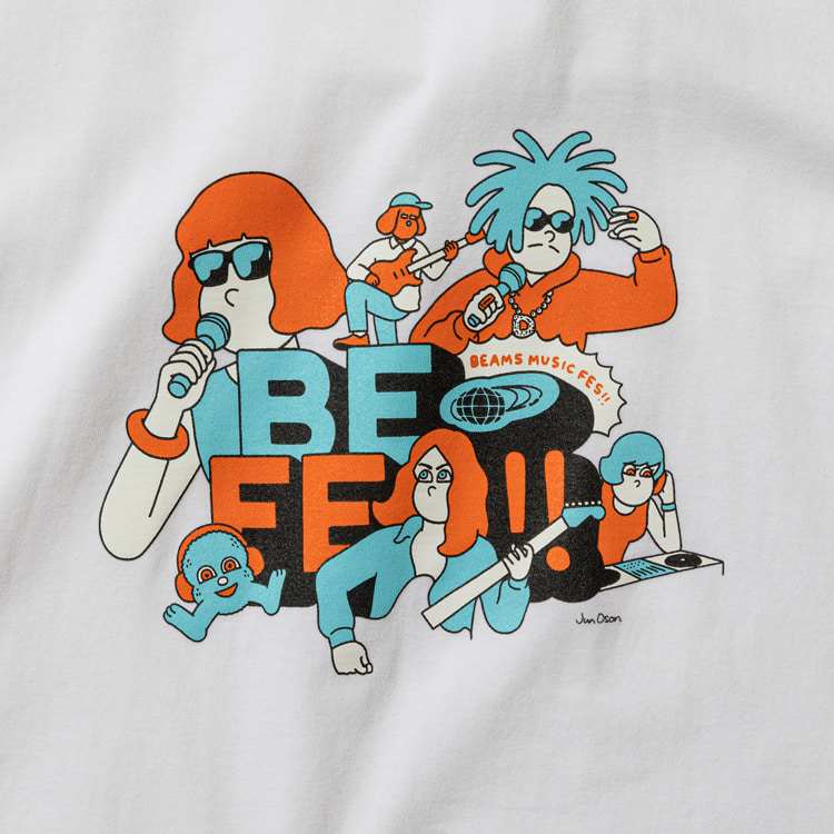 ビームス主催音楽フェスティバル「BEAMS MUSIC FESTIVAL 2022『BE FES!!』」オフィシャルTシャツがオンライン先行発売 (ビームス ミュージック フェスティバル)