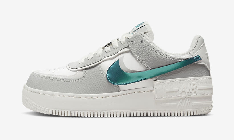 2021年 発売予定！ナイキ ウィメンズ エア フォース 1 ロー シャドウ “メタリックティール” (NIKE WMNS AIR FORCE 1 LOW SHADOW “Metallic Teal”) [DR7856-100]