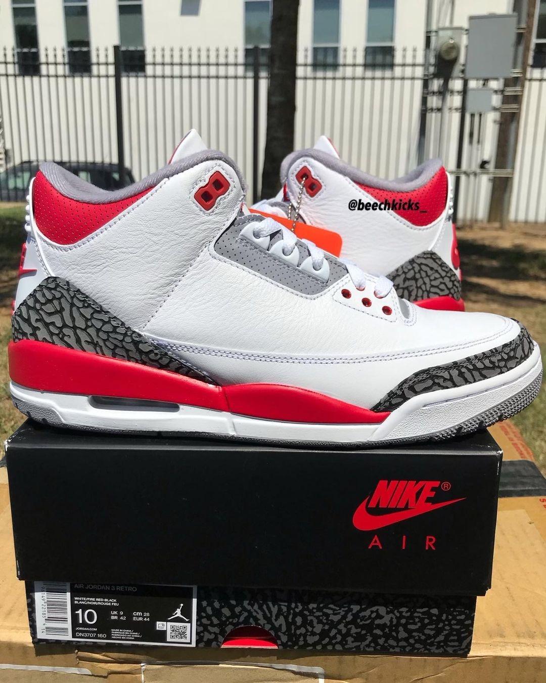 【国内 8/6 発売】ナイキ エア ジョーダン 3 OG “ファイヤーレッド” (NIKE AIR JORDAN 3 OG “Fire Red”) [DN3707-160]