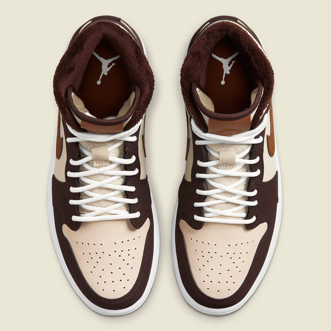 海外 3/30 発売予定！ナイキ エア ジョーダン 1 ミッド “フリース/ブラウン/ベージュ” (NIKE AIR JORDAN 1 MID “Fleece/Brown/Beige”) [DO6699-200]
