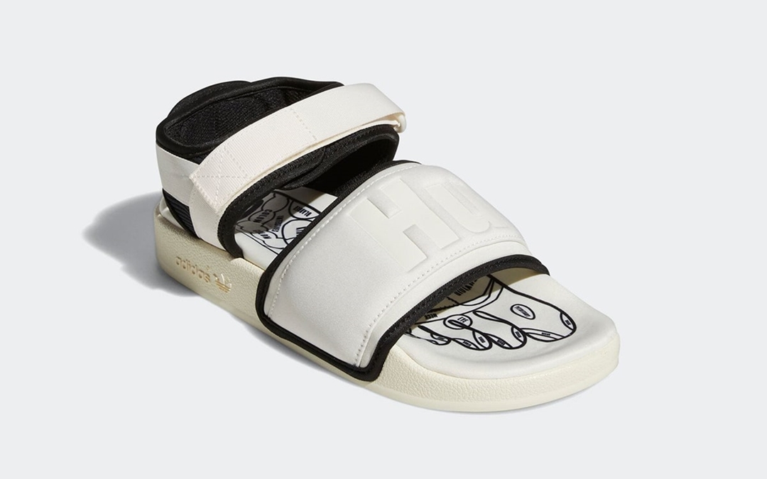 【国内 12/23 発売】Pharrell Williams x adidas Originals Humanrace ADILETTE 2.0 “White/Black” (ファレル・ウィリアムス アディダス オリジナルス ヒューマンレース アディレッタ 2.0 “ホワイト/ブラック”) [GY1847/GZ1891/GZ1892]