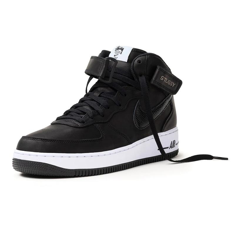 【国内 5/14、5/19 発売】ステューシー × ナイキ エア フォース 1 ミッド (STUSSY NIKE AIR FORCE 1 MID) [DJ7840-001/DJ7840-002/DN4158-002/DN4160-002]