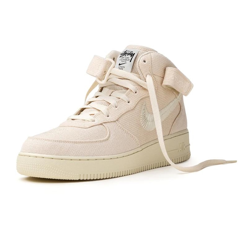 【国内 5/14、5/19 発売】ステューシー × ナイキ エア フォース 1 ミッド (STUSSY NIKE AIR FORCE 1 MID) [DJ7840-001/DJ7840-002/DN4158-002/DN4160-002]