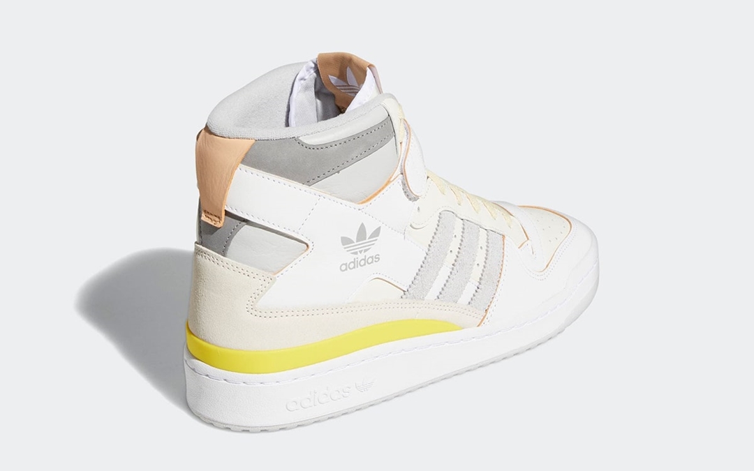 【国内 2/28 発売】adidas Originals FORUM 84 HI “White/Grey/Yellow” (アディダス オリジナルス フォーラム 84 ハイ “ホワイト/グレー/イエロー”) [GY5727]