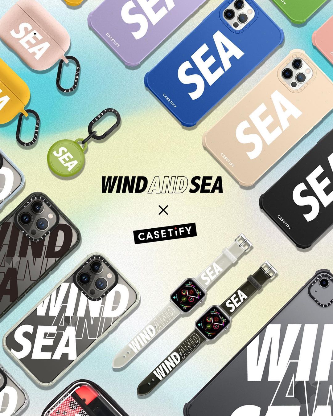 12/9 発売！WIND AND SEA × CASETiFY 最新コラボレーション (ウィンダンシー ケースティファイ)