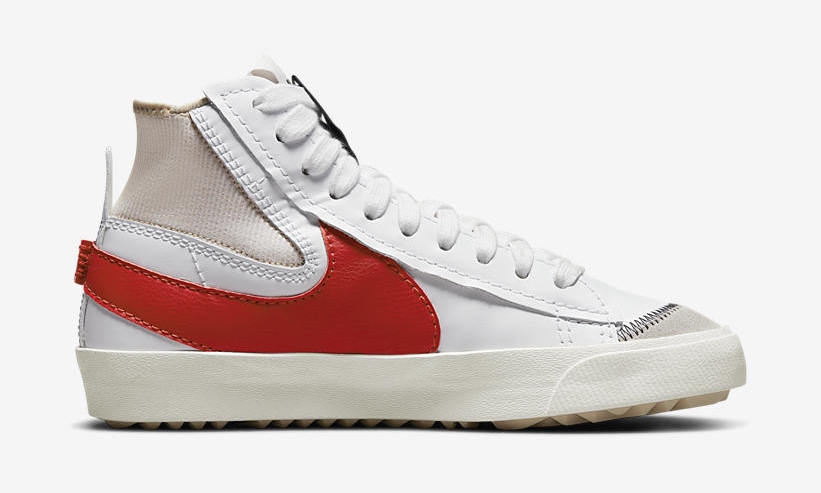 ナイキ ブレーザー ミッド 77 ジャンボ “ホワイト/ハバネロレッド” (NIKE BLAZER MID 77 JUMBO “White/Habanero Red”) [DD3111-102]