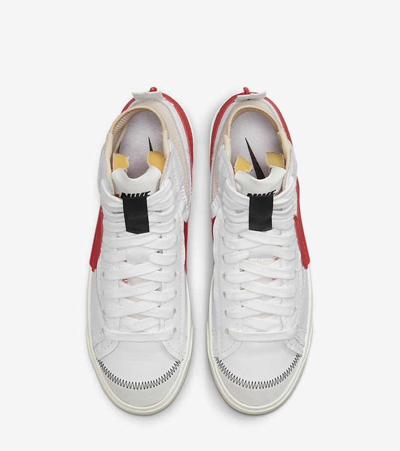 ナイキ ブレーザー ミッド 77 ジャンボ “ホワイト/ハバネロレッド” (NIKE BLAZER MID 77 JUMBO “White/Habanero Red”) [DD3111-102]