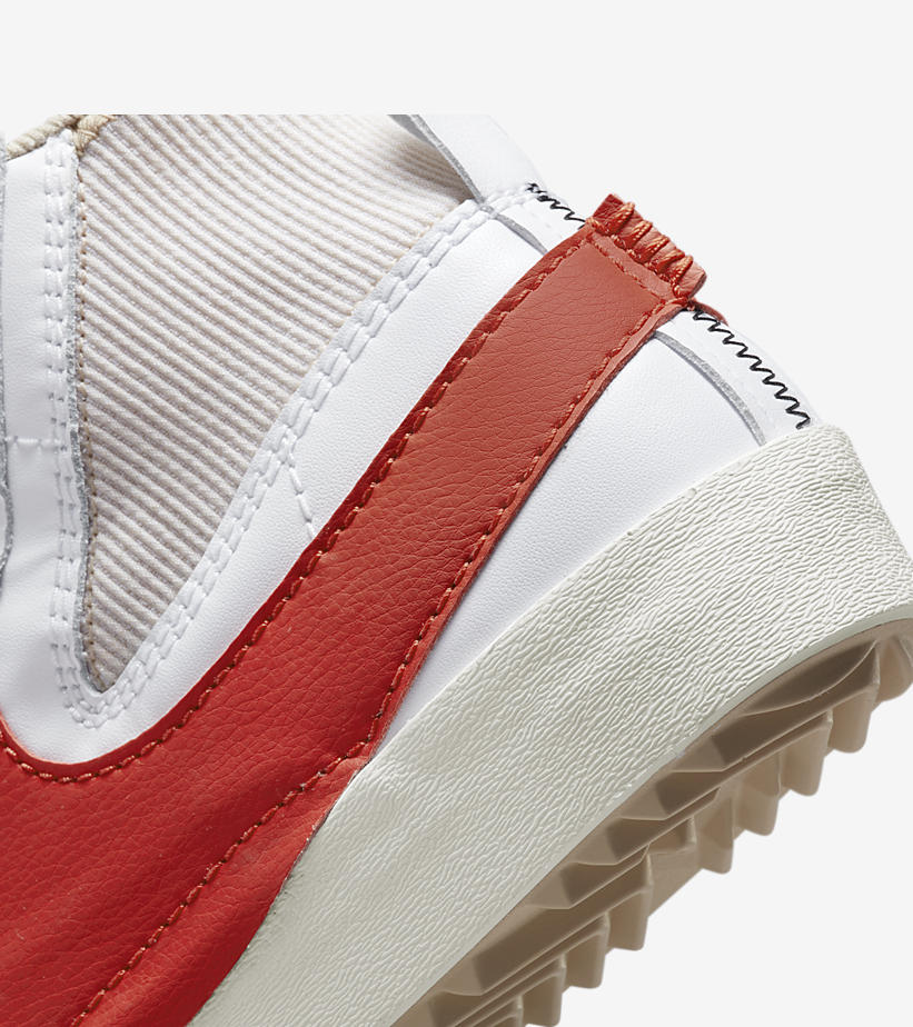 ナイキ ブレーザー ミッド 77 ジャンボ “ホワイト/ハバネロレッド” (NIKE BLAZER MID 77 JUMBO “White/Habanero Red”) [DD3111-102]