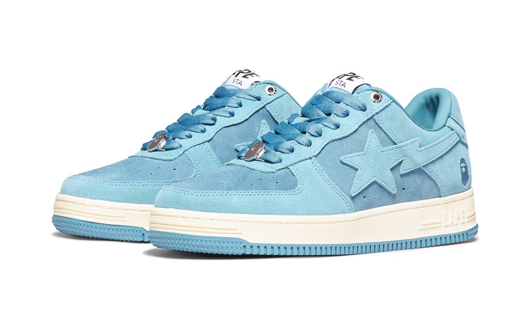 落ち着いたウォッシュアウトカラーリングの上質なスエードでアッパーを包み込んだ A BATHING APE BAPE STA 最新モデルが発売 (ア ベイシング エイプ)