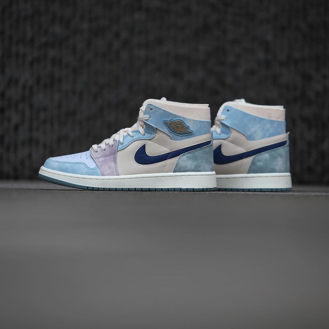 2021年 発売予定！ナイキ エア ジョーダン 1 ハイ ズーム “ホワイト/ブルー/パープル” (NIKE AIR JORDAN 1 HIGH ZOOM “White/Blue/Purple”)