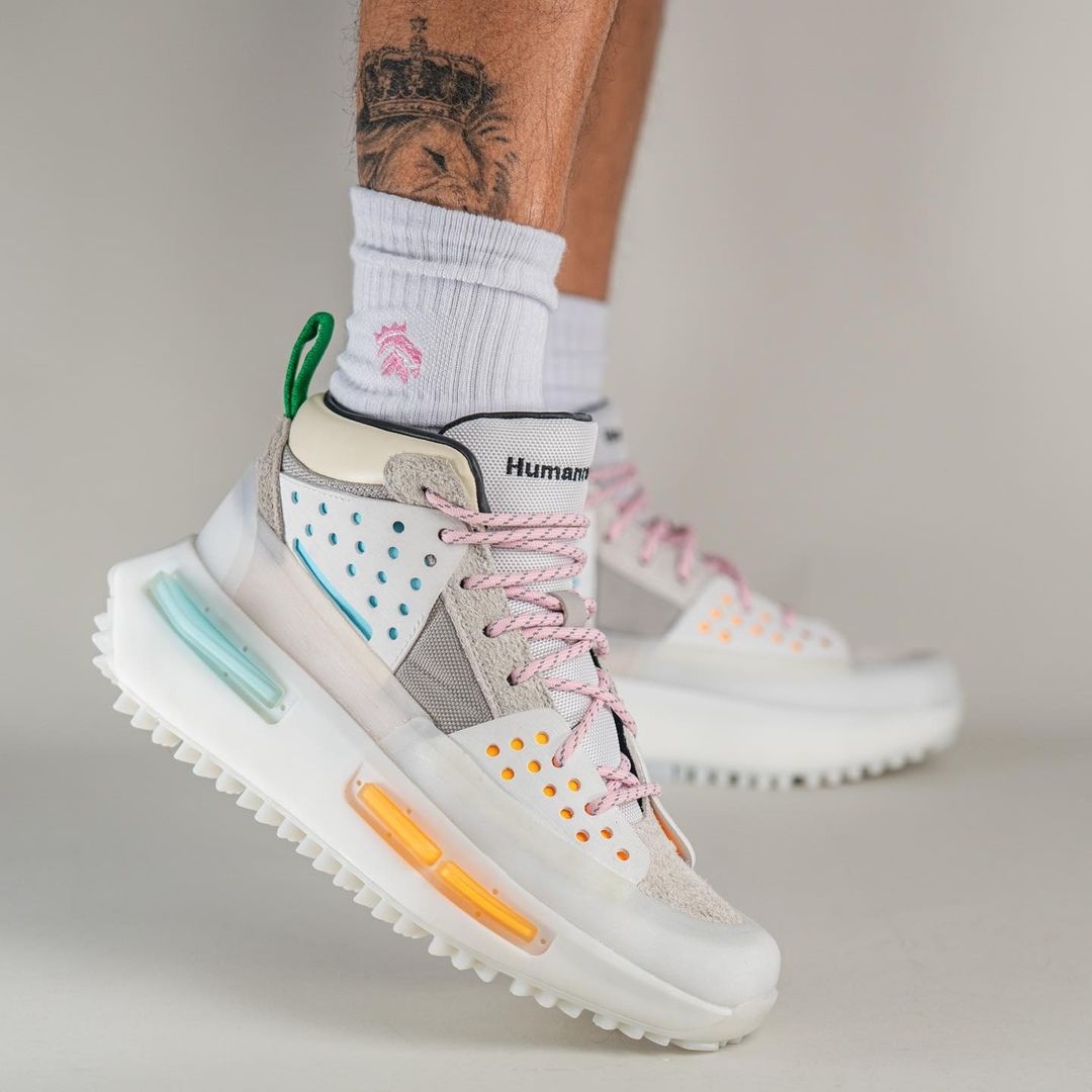 【国内 4/23 発売】Pharrell Williams × adidas Originals HU NMD_S1 RYAT “White” (ファレル・ウィリアムス アディダス オリジナルス エヌエムディ “ホワイト”) [GV6640]