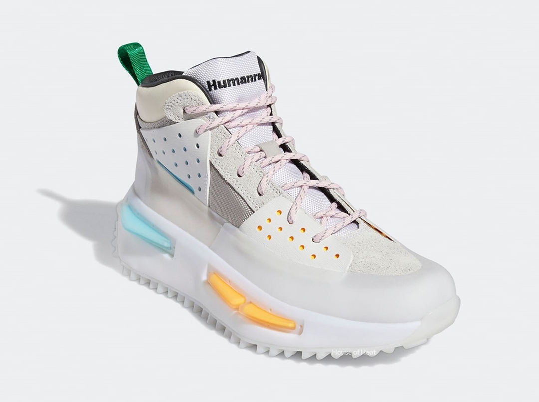 【国内 4/23 発売】Pharrell Williams × adidas Originals HU NMD_S1 RYAT “White” (ファレル・ウィリアムス アディダス オリジナルス エヌエムディ “ホワイト”) [GV6640]