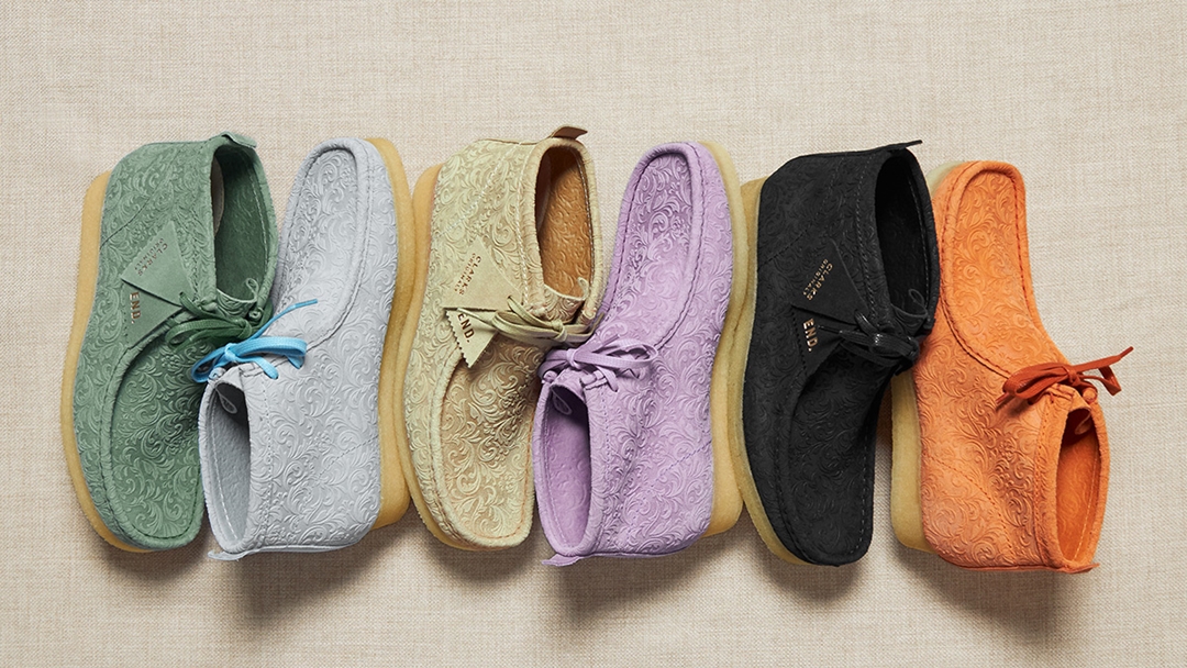 12/18 発売！END. x Clarks Originals Wallabee “Oxford Flowers ...