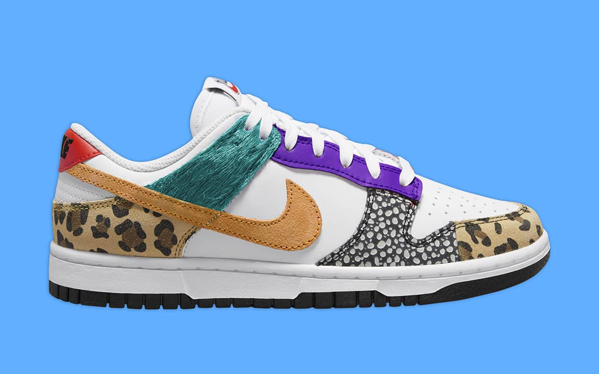 【国内 2/22 発売】ナイキ ウィメンズ ダンク ロー SE “サファリミックス/ミスマッチ” (NIKE WMNS DUNK LOW SE “Safari Mix/Mismatch”) [DN3866-100]