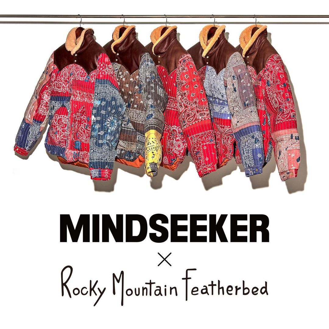 mindseeker × Rocky Mountain 襤褸 -boro- Bandana Jacketが12/16 発売 (マインドシーカー ロッキー マウンテン バンダナ ジャケット)