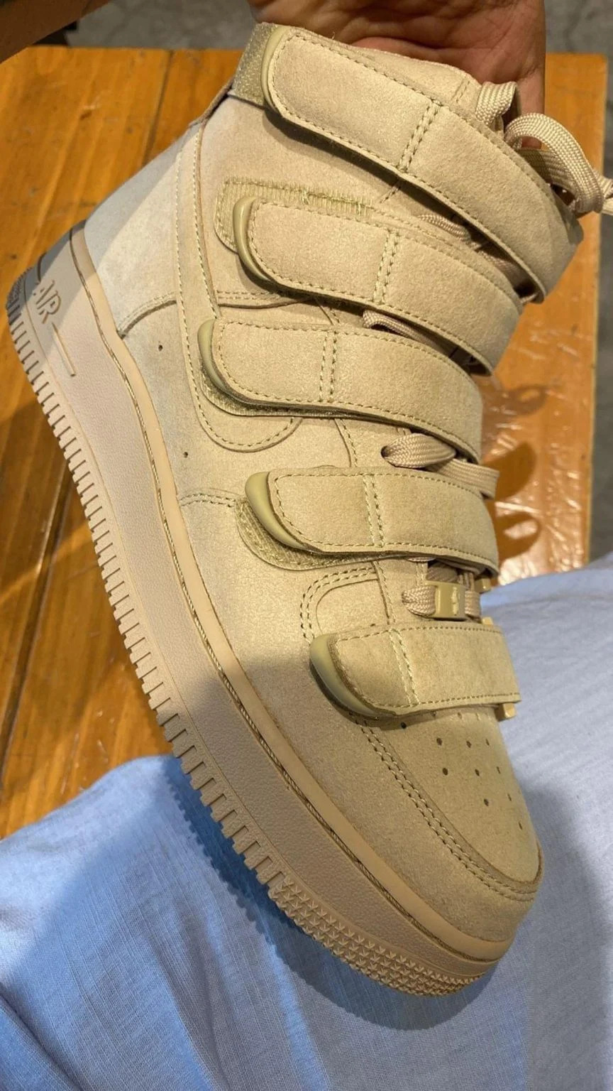 NIKE ナイキ ×Billie Eilish Air Force 1 High '07 SP MushroomDM7926-200 ビリー・アイリッシュ エアフォース1 ハイ '07 SP マッシュルーム ハイカットスニーカー US4/23cm