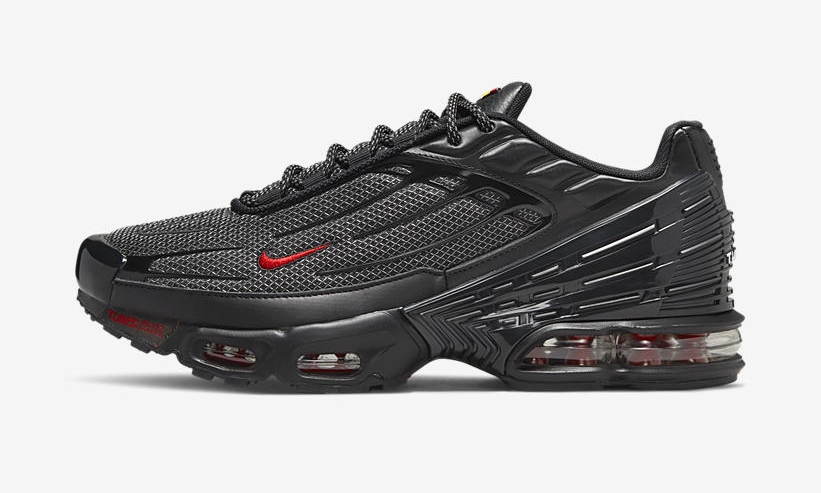 2021/22年 発売予定！ナイキ エア マックス プラス 3 “ブラック/ホワイト/レッド” (NIKE AIR MAX PLUS 3 “Black/White/Red”) [DO6385-002]