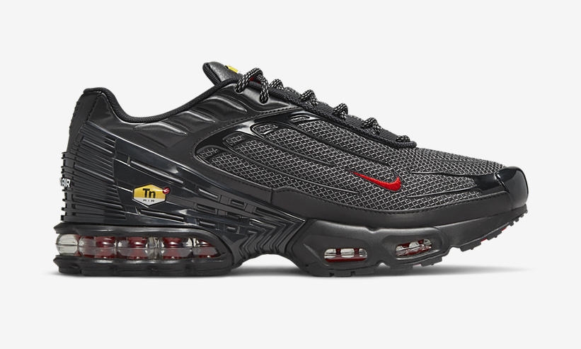 2021/22年 発売予定！ナイキ エア マックス プラス 3 “ブラック/ホワイト/レッド” (NIKE AIR MAX PLUS 3 “Black/White/Red”) [DO6385-002]