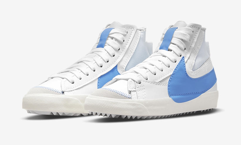 ナイキ ブレーザー ミッド 77 ジャンボ “ホワイト/ユニバーシティブルー” (NIKE BLAZER MID 77 JUMBO “White/University Blue”) [DD3111-103]