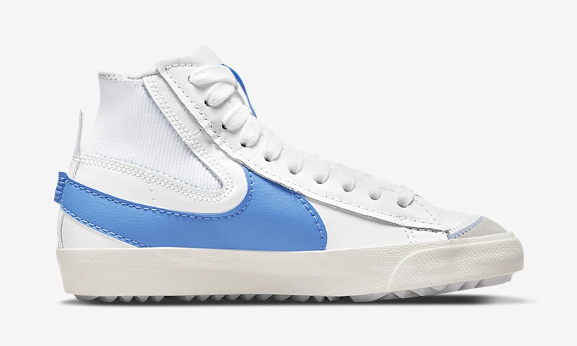 ナイキ ブレーザー ミッド 77 ジャンボ “ホワイト/ユニバーシティブルー” (NIKE BLAZER MID 77 JUMBO “White/University Blue”) [DD3111-103]