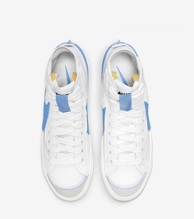 ナイキ ブレーザー ミッド 77 ジャンボ “ホワイト/ユニバーシティブルー” (NIKE BLAZER MID 77 JUMBO “White/University Blue”) [DD3111-103]