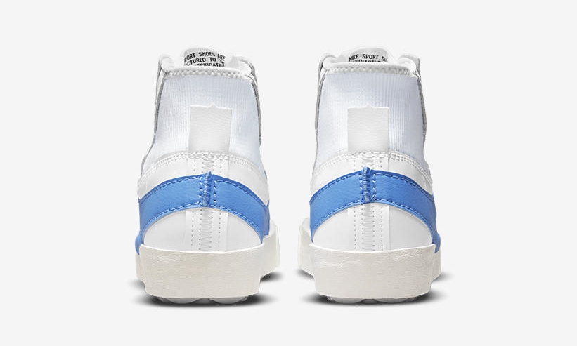 ナイキ ブレーザー ミッド 77 ジャンボ “ホワイト/ユニバーシティブルー” (NIKE BLAZER MID 77 JUMBO “White/University Blue”) [DD3111-103]