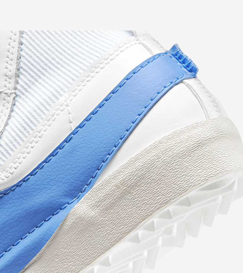 ナイキ ブレーザー ミッド 77 ジャンボ “ホワイト/ユニバーシティブルー” (NIKE BLAZER MID 77 JUMBO “White/University Blue”) [DD3111-103]